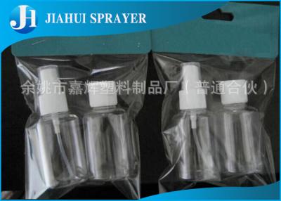 China Foam Pump Travel Bottle Set Small Dimension Tranparent Hot Stamping Suface for sale