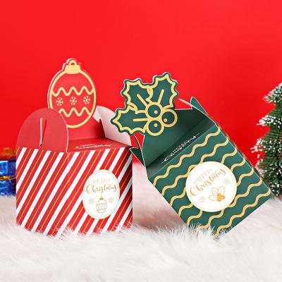 China Recyclable Hot Sale Christmas Paper Box Logo Printed Custom Gift Box Christmas Apple Box for sale