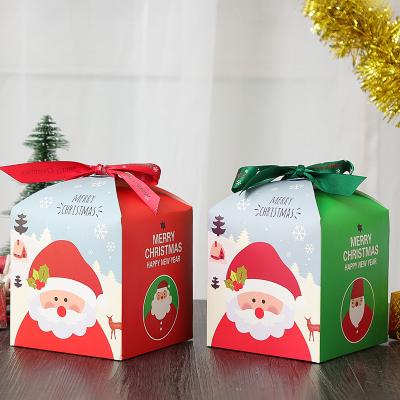 China Recyclable Cheap Christmas Kid Apple Paper Packaging Box Christmas Gift Apple Packing Retail Box for sale