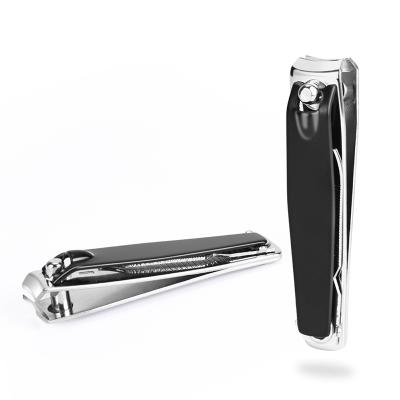 China New Arrival Finger Nail Cutter Steel Manicure Set Black Wholesale Nail Clippers for sale