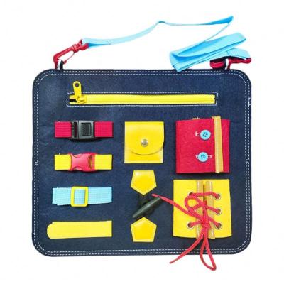 China 2021 Other Toys Kids Educational Toddler Cloth Learning Busy Board Children Kids for sale