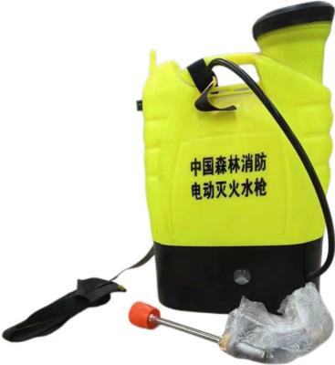 China Spray Distance 8m Forest Electric Fire Gun DC Spray Gun 55dB for sale