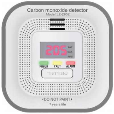 China LZ-2902 alarma de monóxido de carbono Fuente de alimentación: CC 3V (batería no reemplazable) Tipo de sensor: Sensor de monóxido de carbono Figaro en venta