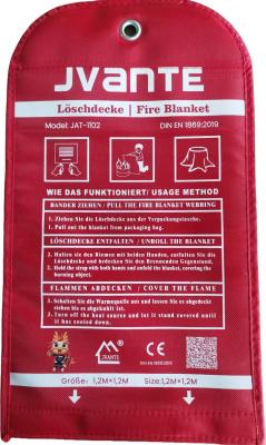 中国 Fire Rescue Fire Extinguisher Blanket 100% Glass Fiber Fire Retardant Blanket 販売のため