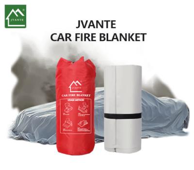 China Car Fire Blanket,High Silica Glass Fiber,White,4*6,6*8,6*9,10*12M Or Custom for sale