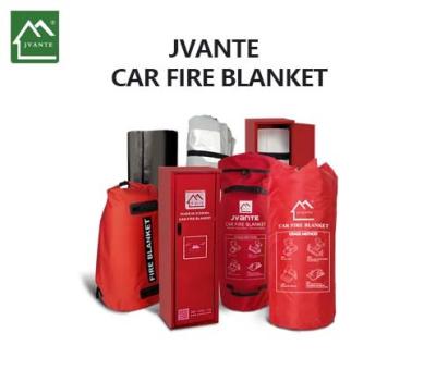 China Certifications Several Certifications Fire Extinguisher Blanket 0.6mm Thickness 1000C Long Term Temperature for sale