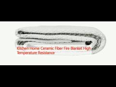 Kitchen Home Ceramic Fiber Fire Blanket High Temperature Resistance