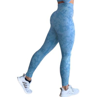 China Manufacturer Antibacterial Wholesale Butt Gaiters Women Yoga Pants Women Seamless Lifting Gaiters For Workout for sale