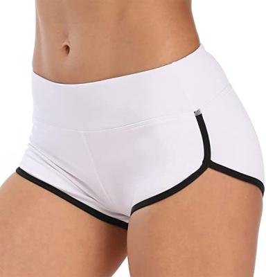 China Women's Breathable Workout Shorts Hot Yoga Running Pole Dance Booty Dolphin Athletic Shorts for sale