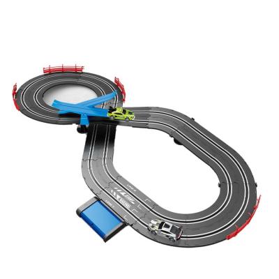 China 1:43 2*Cars/2*Controllers/3.2*Track Miniature Racing Car Kids Toy Electric Rc Racing Car Track for sale