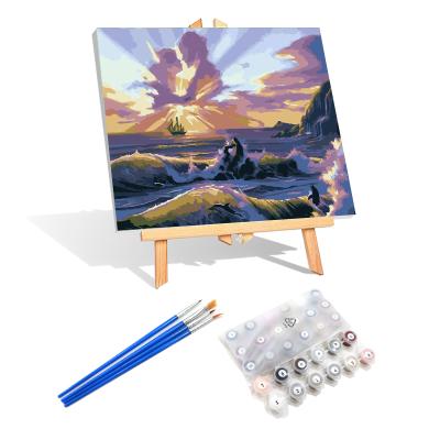 China New 100% Classical/Postmodern OEM Customized Diy Painting Canvas Art Handmade Printer By Numbers for sale