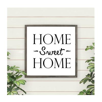 China Europe Farm Welcome Sign Front Door Love Sign Home Decor Sweet Home Sign for sale