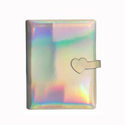 China Viscose Pu Leather Card Collection Binder Macaron Flashy Laser for sale