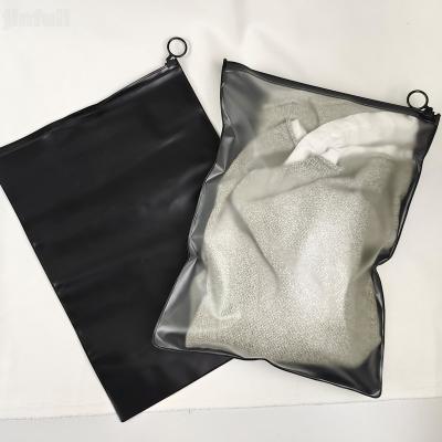 China Kundengebundene Reißverschluss PVC-Beutel-abbaubare Plastikdruckspannungs-Tasche zu verkaufen