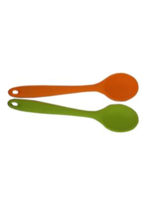 China Baby Tableware Custom Silicone Products Food Grade Soft Silicone Feeding Spoon Te koop