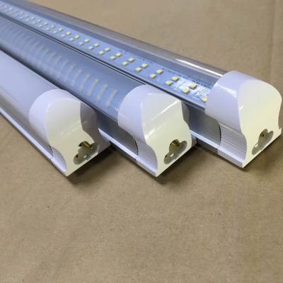 China T8 LED Integrated Tube 22w Residential Tube Light 4ft 2 Lines Led Design Tubes With 3 Terminals for sale