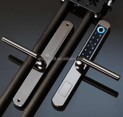 China xingfa swing app BLE Home+Office+Hotel+Apartment TTlock electronic zinc alloy material smart sliding door lock xingfa aluminum extra slim smart wifi app tuya for sale