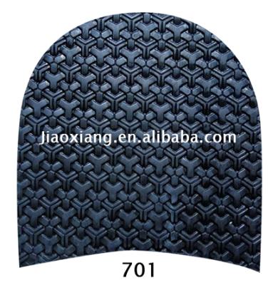 China 2016 unique new design shoe rubber materials, 701 rubber half heel for shoe repair for sale