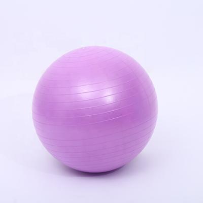 China Eco-Friendly Bodybuilding Exercise PVC Top Sale Gym Balance Yoga Material Anti Burst Ball With Pump Plates for sale