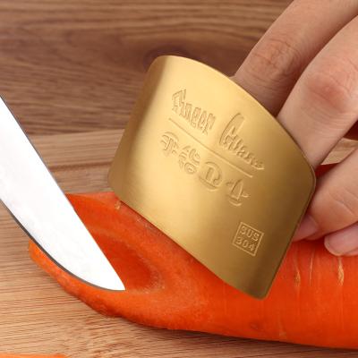 China Anti-Cutting Hand Finger Protector Stainless Steel Hand Protector Kitchen Universal Viable Vegetable Cutting Instruments for sale