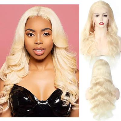 China No Shedding& Tangle Loose Front Wig Wholesale 180% Density Raw Indian Hair Body Wave Wigs Pre Plucked Free Unprocessed Full Lace Body Wave Wigs for sale