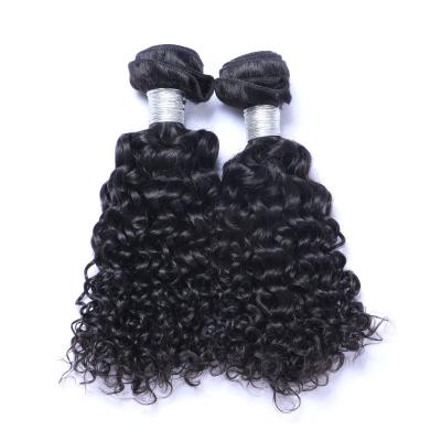 China No Shedding& Tangle Brazilian Virgin hair free extension jerry curly hair bundles piece natural color weft whosale bundle bag for black women for sale