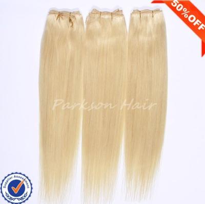 China Clean And Soft High Quality Hair Weft / Weave , Fast Delivery Wholesale Blonde Brazilian Hair Weft for sale