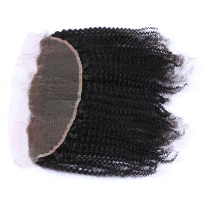 China Natural Hairline Of Clean And Soft Curly Curly 13x4 Lace Headbands With Baby Hair for sale