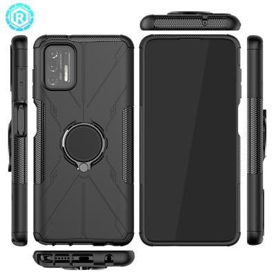 China Shockproof.kickstand.falling prevention Custom Design Mobile Phone Back Cover Rugged Armor TPU PC Case For Moto G Stylus G Game 2021 for sale