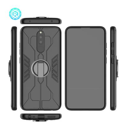 China Kickstand Shockproof Dustproof Shockproof Cover For Redmi 8A TPU Hybrid PC Case For Redmi 8A With Ring for sale