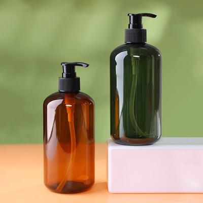 China 250ml 300ml 500ml 12oz 16oz Cosmetic Bottle Plastic Clear Shampoo Dispenser Shampoo Bottle Hotel Plastic Shampoo Bottle for sale