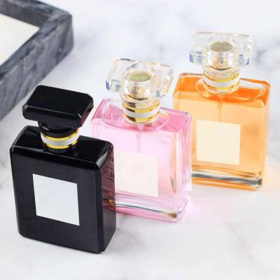 China 30ml 50ml Perfume Spray Bottle Vintage Glass Perfume Bottle 50ml Luxury Empty Flat Square Perfume Glass Perfume Bottle for sale