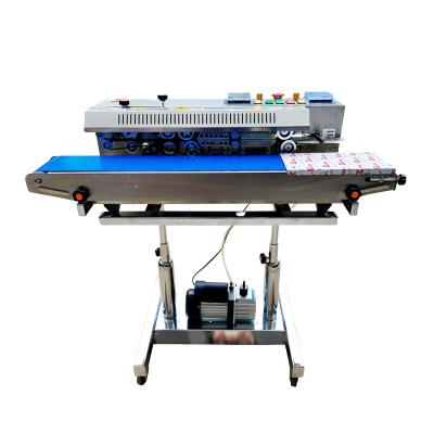 China Commercial Automatic Food Food Continuous Film Cooked Vegetable Packing Machine Vacuum Sealer Machine for sale