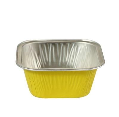 China Food Roasting Chafing Tin Foil Bakeware Steam Table Tray Cooking Food Prepping Cake Oven Pan 250 ml Aluminum Foil Pans for sale