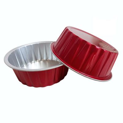 China Food Aluminum Foil Mini Loaf Pans With Lids Baking Cups Muffin Tins for Brownie Mini Cake Bread Bakery Birthday Party for sale