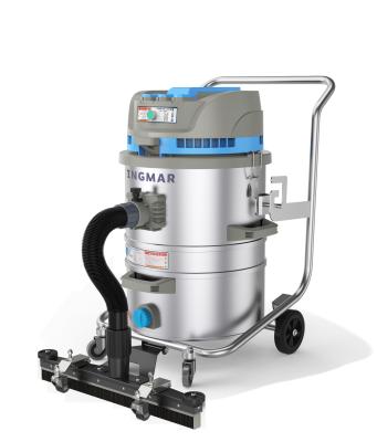 China 80L 220V Push Suction Industrial Vacuum Cleaners , Single Phase Vacuum Machine for sale