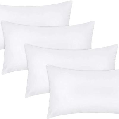 China Sustainable Hotel White Duck Feather Down Pillow Home Pillow Insert Tile Cover for sale