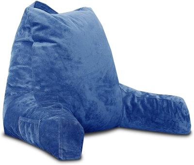 China Anti Dust Mite Backrest Reading Pillow Reading Pillow Pillow With Removable Arm Cover for sale