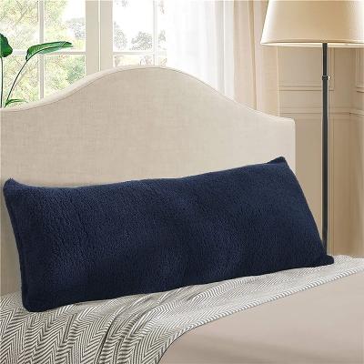 China Anti-pilling Microfiber Ultra Soft Full Body Pillow Sherpa Cover for sale