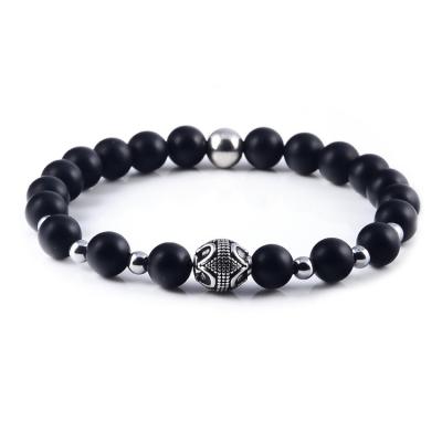 China Casual/sporty fashion natural stone bracelet, wholesale stone bead bracelet, handmade bead stretch bracelet for sale