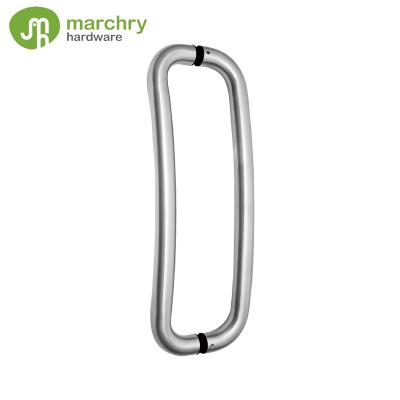 China Marchry Modern Modern Stainless Steel Shower Glass Door Pull Handle for sale