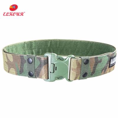 China Men's Canvas Belt Multi Function Trainer Trekking Buckle Bullet Outdoor Tactical Daily Combat Nylon Heavy Duty Nylon Combat Strap for sale