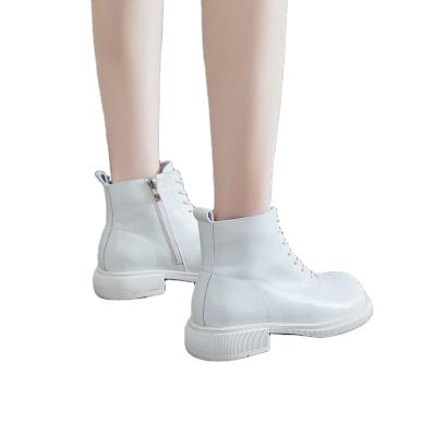 China China Fashionable Promotional Products Leather Boots Waterproof Walking Martin Boots Fashion Boots Women for sale