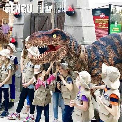 China exterior & Lightweight Indoor Dinosaur Venue Fun Dinosaur Adult Animatronic Costumes for sale