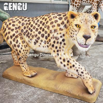 China Venue Simulation Model Animals Animatronic Leopard Outdoor Or Indoor Model for sale