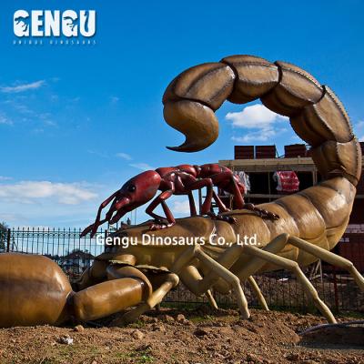 China Outdoor Or Indoor Venue Huge Animatronic Bugs Making Scorpion Rubber Insect Toys for sale