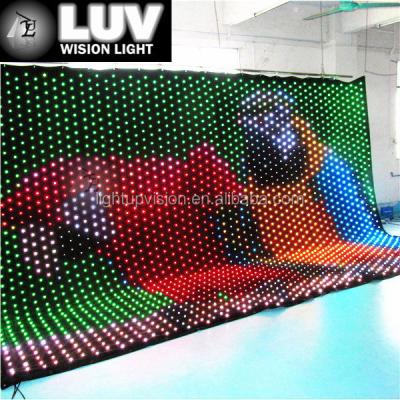 China P50 indoor to pixelflex P200 high quality indoor LED stage backdrops video curtain for sale