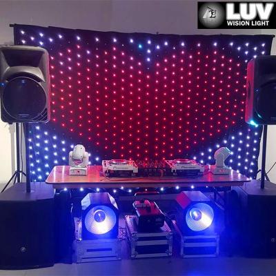 China LOVE LED Player Software 2 By 3 Meters Backdrop Display Event Led Media Screen for sale