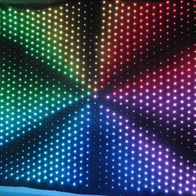 China LOVE LED Video Player Software Small Screen Programmable Led Curtain Display for sale