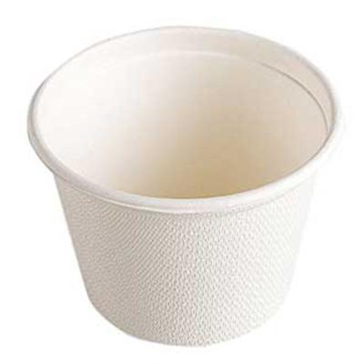 China 100% biodegradable eco-friendly compostable sugarcane bagasse pulp iceream cups for sale